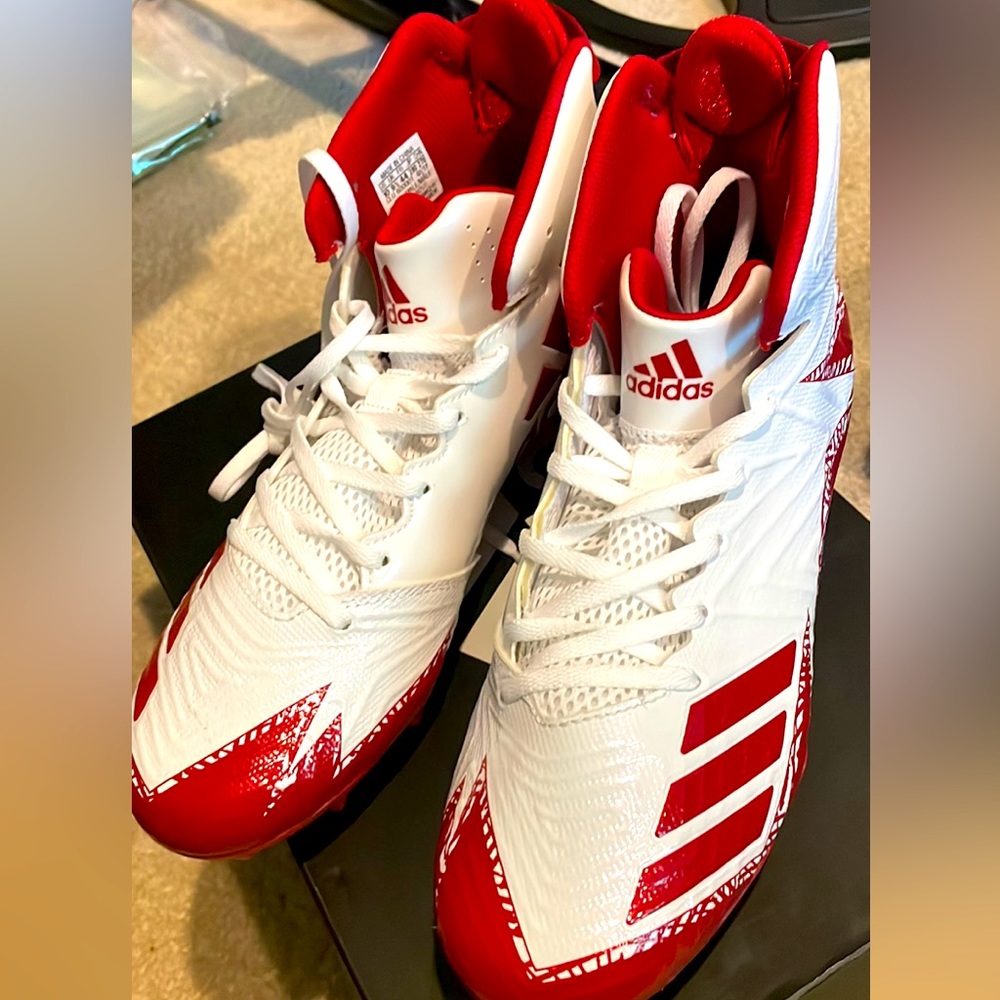 Adidas Freak X Carbon Mid Cleat size 10